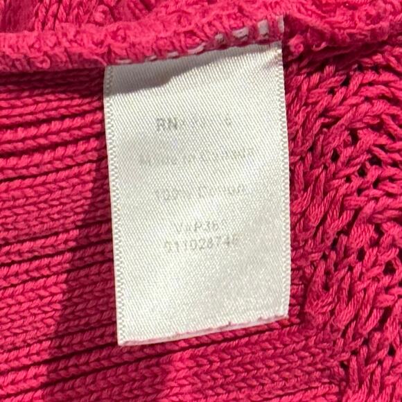 Coldwater Creek Sweater Turtleneck Y2K Preppy Coquette Cottage 90s Pink Small - Picture 4 of 7